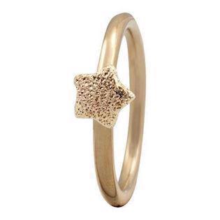 1.13B, Christina Collect gold plated collector ring - Star Shine
